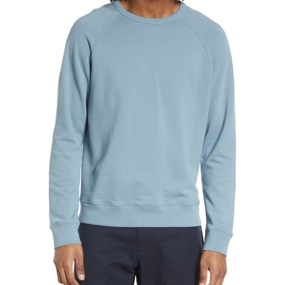 Vince Other - Vince‎ Washed Highwater Blue Crewneck Sweatshirt Sweater Pullover Medium